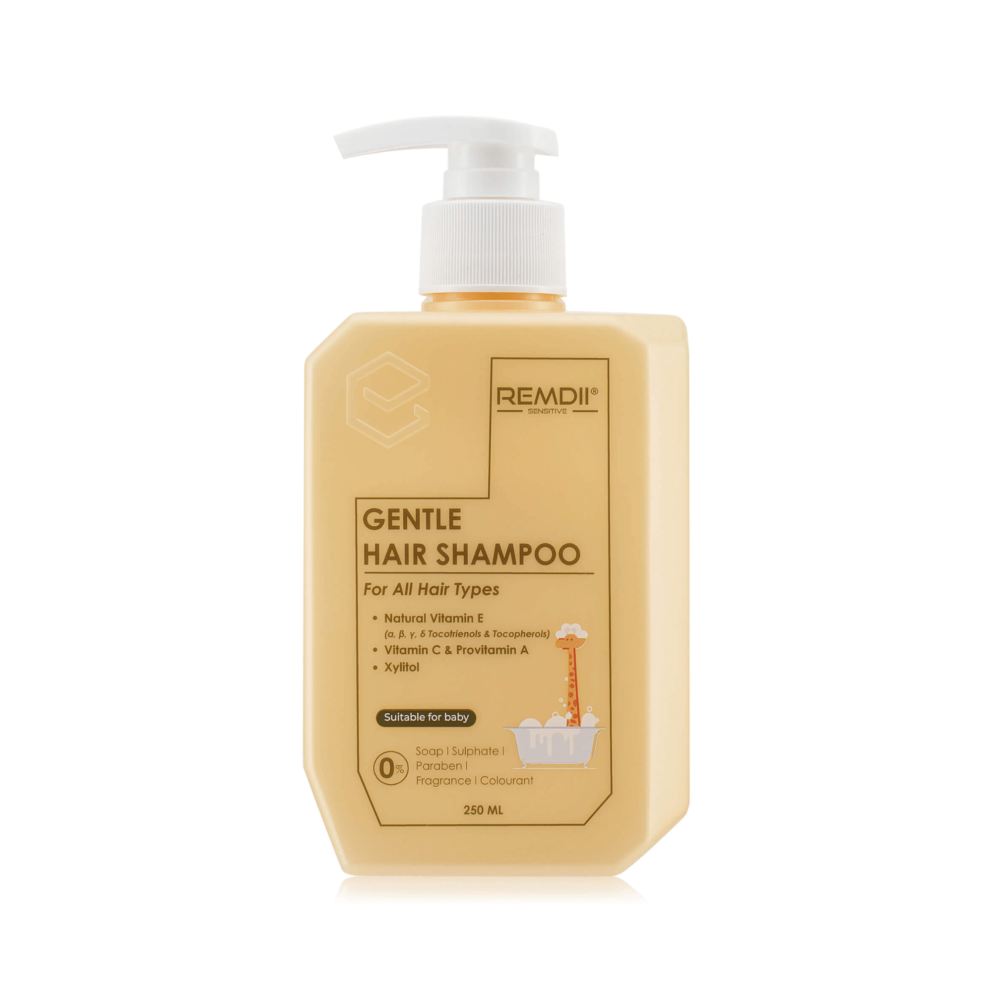 REMDII® Gentle Hair Shampoo 250ml (NEW LOOK)